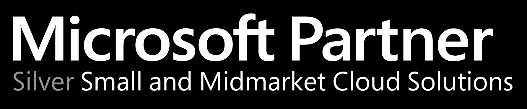 Microsoft Partner - Silver Small and Midmarket Cloud Solutions Competency Logo